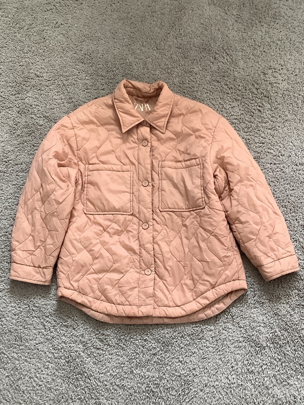 Zara Girls Quilted Lightweight Jacket
